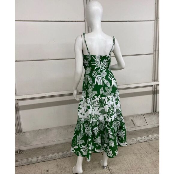 NWT FARM Rio “Forest Soul” Cotton Midi Dress Size: Medium - Picture 8 of 13
